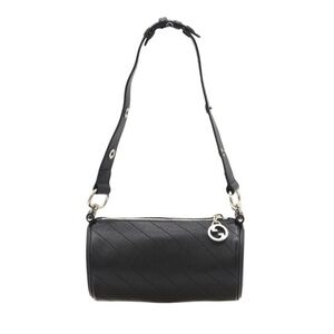 GUCCI Black Leather Shoulder Bag